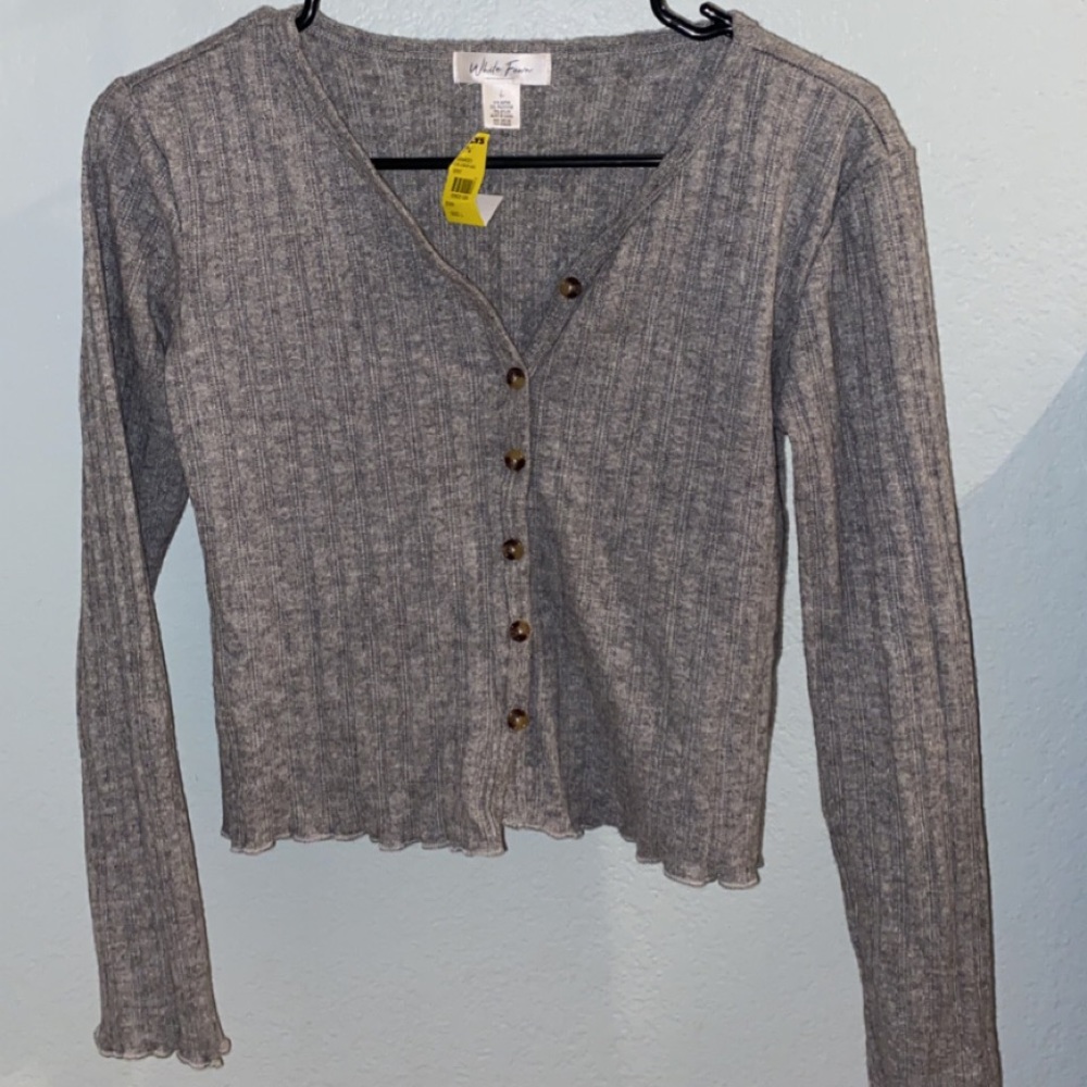Button up sweater